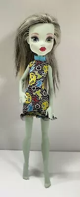 2008 11  Monster High Frankie Stein Doll With Emoji Dress - A2 • $4.79