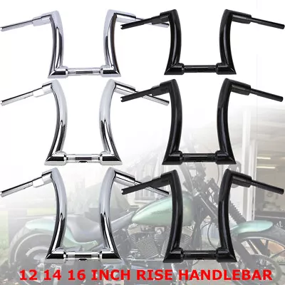 12  14  16  Rise APE Hanger Handlebar 2  DNA Monster Fat Bars For Harley Touring • $157.87