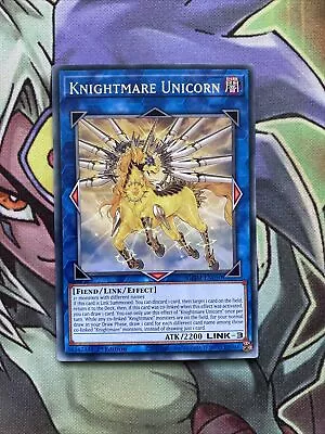 GEIM-EN050 Knightmare Unicorn Rare 1st Edition NM Yugioh Card  • £1.60