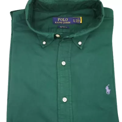 Ralph Lauren Men's Custom Fit Oxford Shirt - BNWOT - Classic Green • £39.99