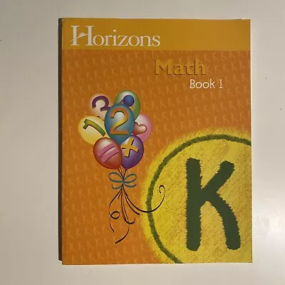 HORIZONS Kindergarten Math Student Books 1 • $19.99