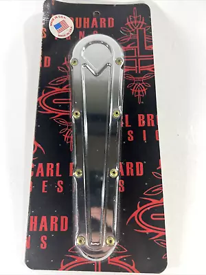 Carl Brouhard Chrome Motorcycle Dash Panel Insert #Bmr 08-16-CHR New Sealed • $69.99