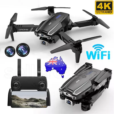 $55.99 • Buy Drones Quadcopter 5G 4K GPS Drone X Pro With HD Dual Camera WiFi FPV Foldable RC