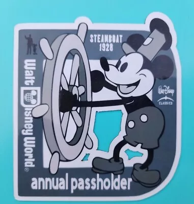 Disney Passholder Magnet Mickey Steamboat • $6