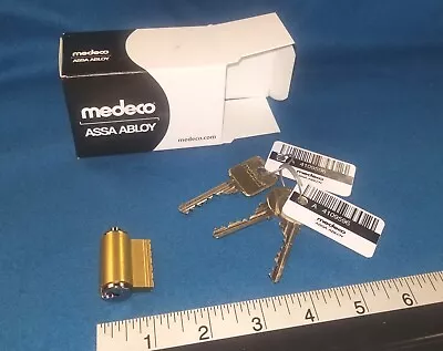 Medeco KIK Cylinder W/ 3 Keys Incl. Control Key Sargent 831 Hi-Shear - New • $96