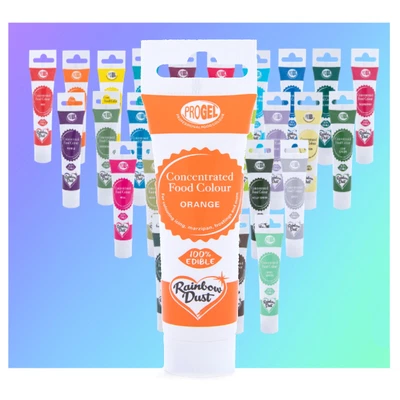 £4.69 • Buy Icing Sugarpaste Gel Food Colouring Rainbow Dust Concentrated Colour Progel Pro