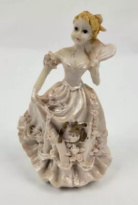 Vintage Victorian Ceramic 15th Birthday Girl Figurine Lady Woman Elegant Gown  • $14.99