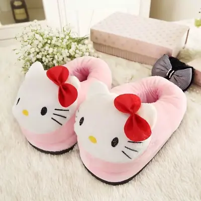 $32 • Buy Sanrio Hello Kitty Slippers House Shoes - Brand New