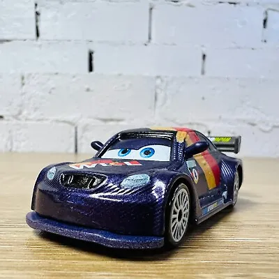 Disney Pixar Diecast Metal Cars 2 Max Schnell German WGP Racer • $9.95