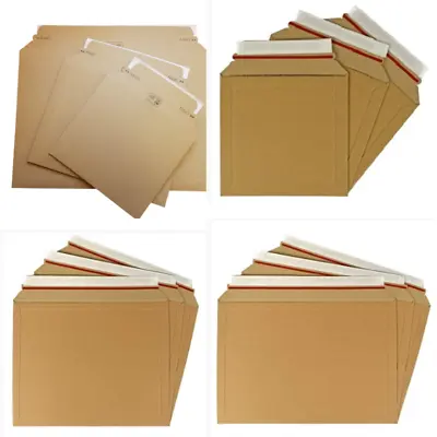 High Quality Rigid Cardboard Amazon Ebay Style Peel & Seel Envelopes Mailers • £6.75