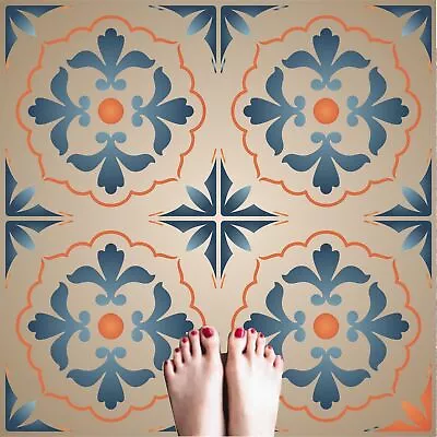 Italian Tile Stencil - Talavera Mexican Moroccan Turkish Tile • $24.49