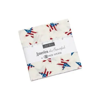 America The Beautiful Charm Pack (42) 5 Inch Squares Moda Deb Strain • $9.95