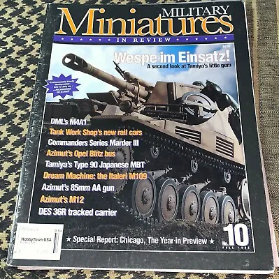 MMIR #10 WESPE M4A1 MARDER BLITZ TYPE 90 M109 M12 Military Miniatures In Review  • $16.95