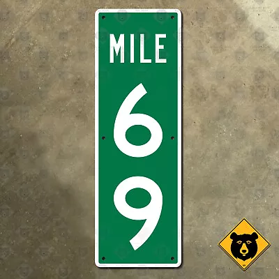 United States Mile Marker Milepost 69 Road Highway Sign 30x10 • $118.15