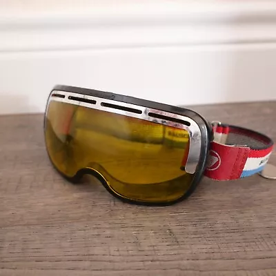 Goggles - Vtg Bausch And Lomb Men's Snow Board/ski Goggles Yellow Lenses U.s.a. • $24