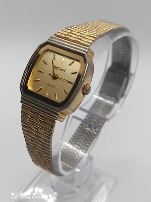 Vintage Oleg Cassini Gold Tone Women's Quartz Watch • $15