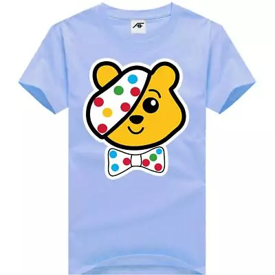 £9.96 • Buy Women Printed Pudsey Bear Children In Need T-Shirts Crew Neck Casual Wear Tops