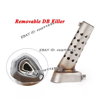 Universal Motorcycle Bike Muffler Pipe DB Killer Detachable AKRAPOVIC Silencer • $16.49