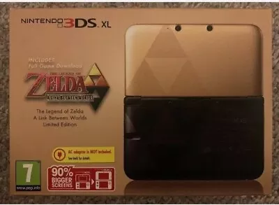 Nintendo 3DS XL: The Legend Of Zelda A Link Between Worlds Console (BNIB) Sealed • $1300