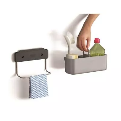 $27.95 • Buy Joseph Joseph - DoorStore In-Cupboard Sink Tidy Grey