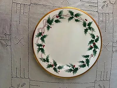 Mikasa  Ribbon Holly   Bone China Dinner Plate • $15