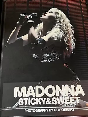 Rare Madonna Sticky & Sweet Tour Guy Oseary Photo Book Hard Candy • $99.99