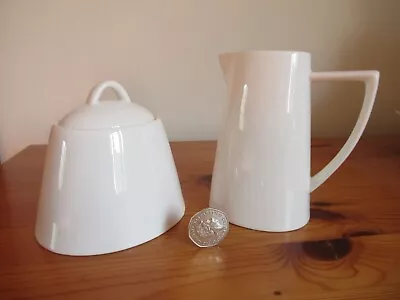 Linea Eternal Fine Bone China Milk Jug Lidded Sugar Bowl Never Used • £10