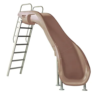S.R. Smith 610-209-58110 Rogue2 Slide Right Curve Taupe 8' Ft For Swimming Pools • $3296.13