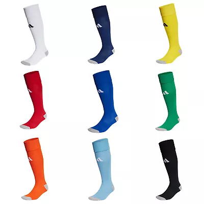 Adidas Cushioned Football Socks Adisock Milano 23 Pro Mens Kids Rugby Long Socks • £8.92