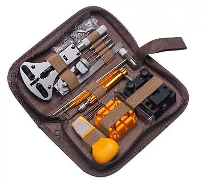 149PCS Watch Repair Tool Kit Wristwatch Link Pin Remover Case Opener Spring Bar • $25.79