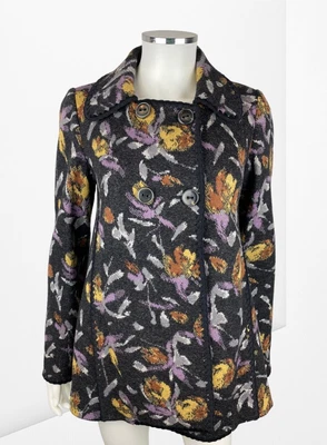 $199 • Buy Missoni Orange Label Vintage Wool Coat Floral Size 42