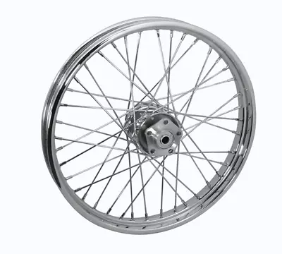 21  40 Spoke Chrome Front Rim Wheel - 00-07 Harley Sportster XL  1200 883 51703 • $252