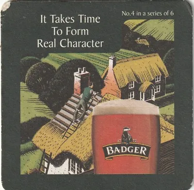 BEER MAT - HALL & WOODHOUSE BREWERY - BADGER - (Cat No 142) - (2005) • £1.50