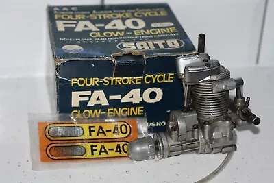 ## SAITO FA40 Mk.2 FOUR STROKE MODEL R/C GLOW ENGINE/AIRCRAFT ## • £129.95