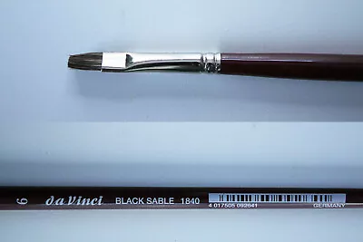 Da Vinci Russian Black Sable Brush Bright 1840 #6 Germany Pre-2008 New • $18.95