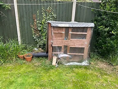 £50 • Buy 2x Double Height Rabbit Hutch,  StandAlone Run, Cover