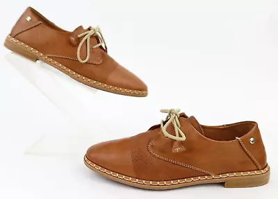 Pikolinos Merida Lace-Up Loafers Shoes Brandy Size EU 36 / US 5.5-6 MINT! • $57.50