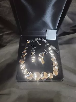 Steel By Design Necklace & Earrings  • $30
