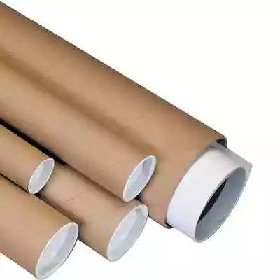 £11.35 • Buy Strong Postal Tubes With Plastic End Caps A0 A1 A2 A3/A4 50.5MM 2  75.5MM 3 