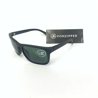 VonZipper Lomax Black Satin (MATTE) / Vintage Grey Sunglasses • $110