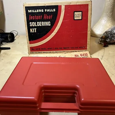 Millers Falls 6410 Soldering Gun 100/140 Watts W/ Original Box • $54.95