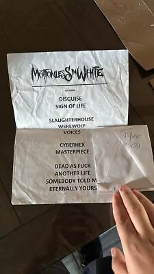 Motionless In White Setlist • $75