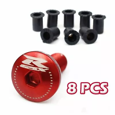Windscreen Fairing Bolts Red For GSXR 1000 K6 K7 K8 K9 L1 L2 • $26.25