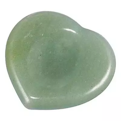  Natural Hand Carved Thumb Worry Stone Polished Palm Pocket Stones Green • $26.11