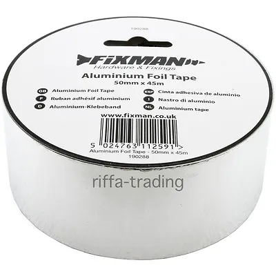 £0.99 • Buy Aluminium Foil Tape 100mm X 50m