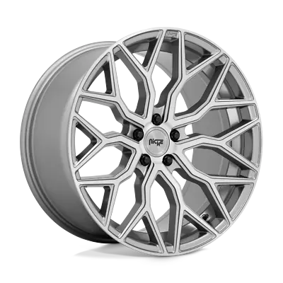 Niche M265 Mazzanti 20X9 +35 Anthracite Brushed Wheel 5X120 (QTY 1) • $412