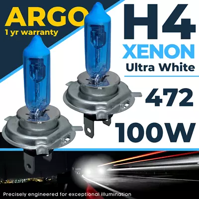 For MG MGB Midget 100w Super White Xenon High Low Beam Headlight Bulbs 1961-80 • £7.96