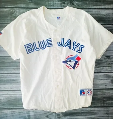 Vintage Toronto Blue Jays Jersey Carter Russell Athletic Collection L Large • $149.99