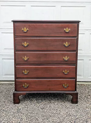 Antique 5-Drawer Dresser Genuine Mahogany - French & Heald Furniture • $400