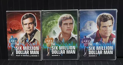 THE SIX MILLION DOLLAR MAN -Season 1-3~ DVD~ 2 &3 New Unopened~MAPL • $39.99